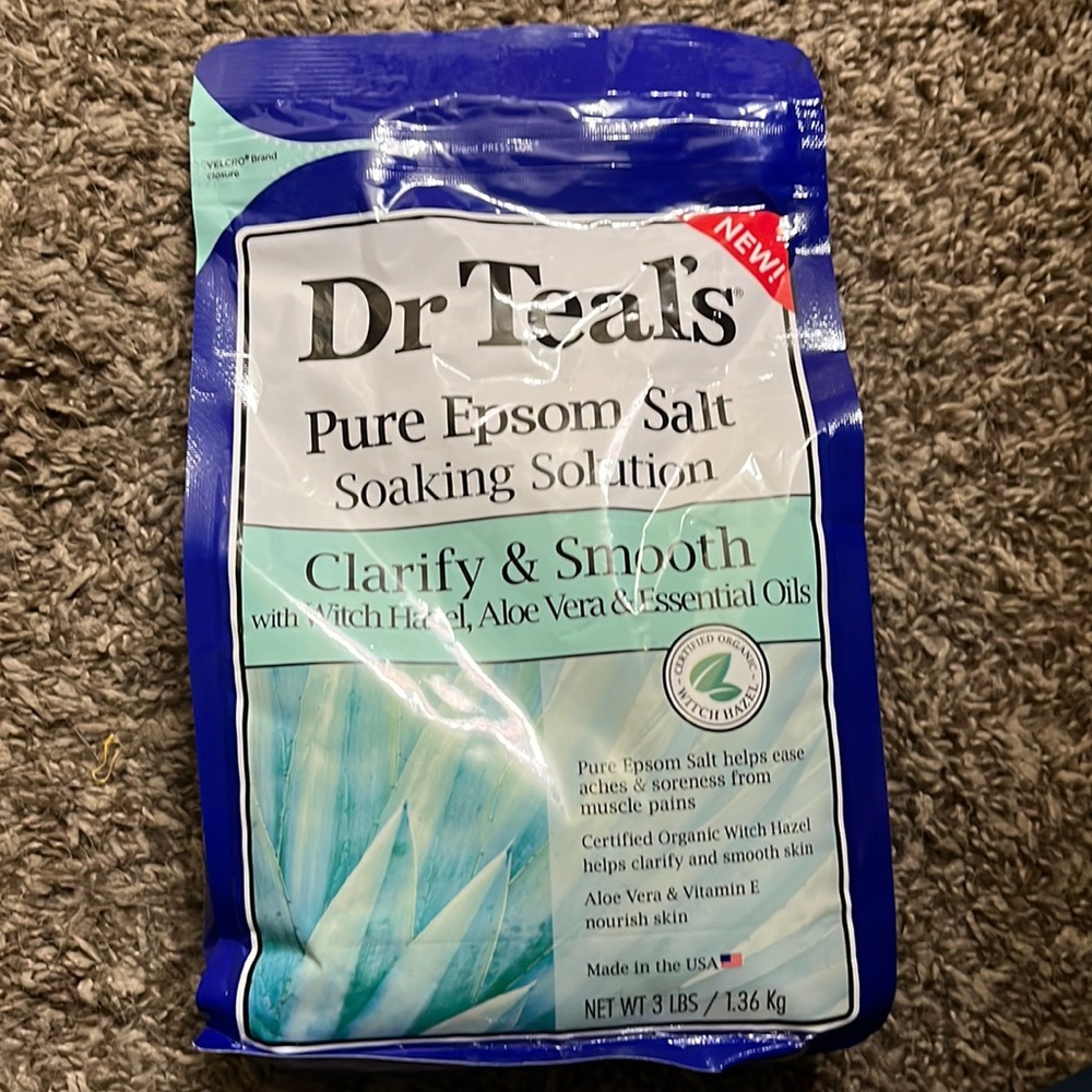 Dr. Teal’s Pure Epsom Salt Soaking Solution 3lb Bag